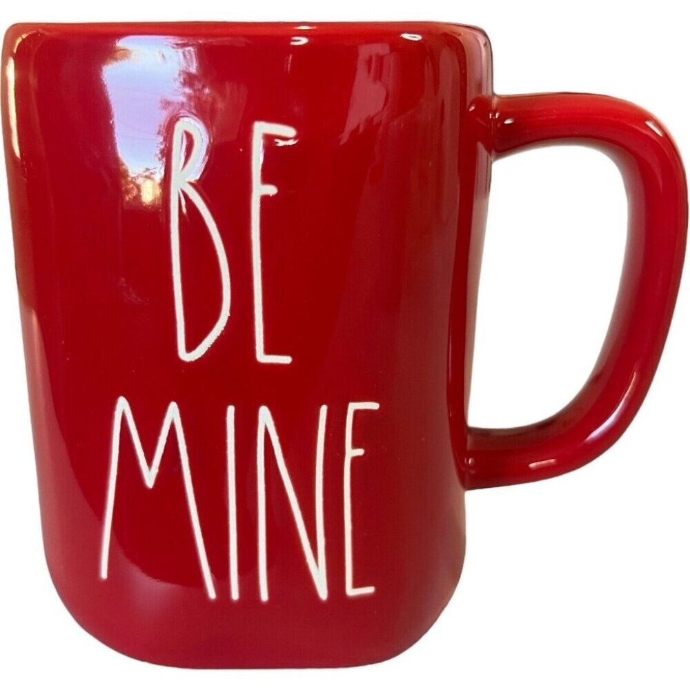 Rae Dunn BE MINE Coffee Mug Valentine Coffee Cocoa‎ 16oz Dishwasher Safe